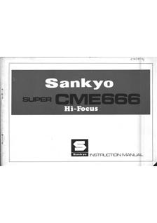 Sankyo CME 666 manual. Camera Instructions.